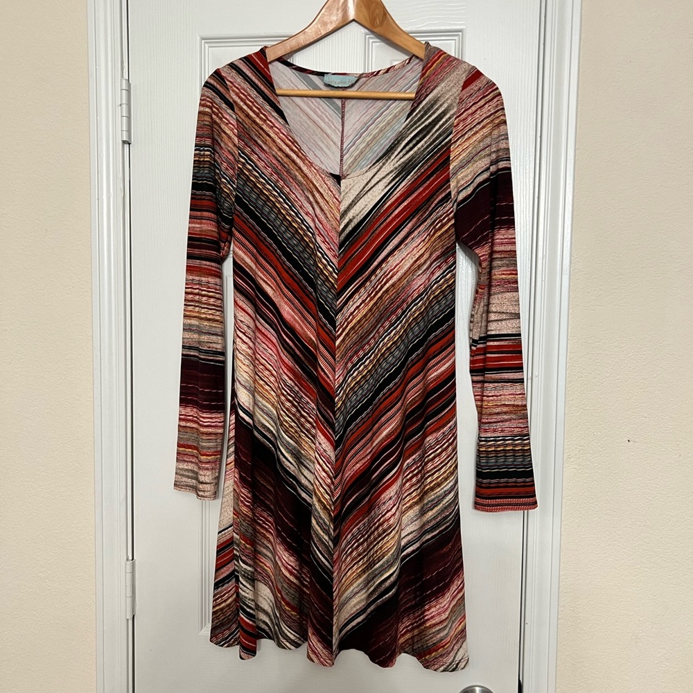 Geometric pattern dress